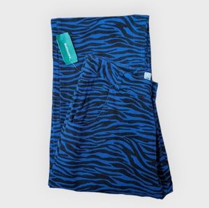 NEW -  Fabulous Zebra Print Jeans in Black and Blue by Love & Harmony